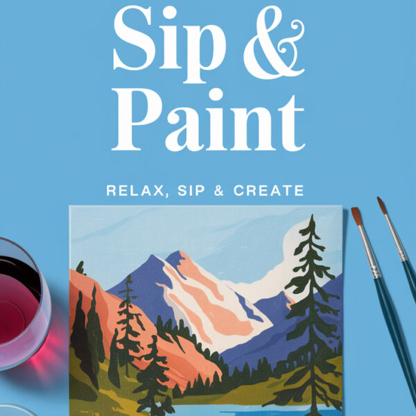 Sip and Paint Flyer