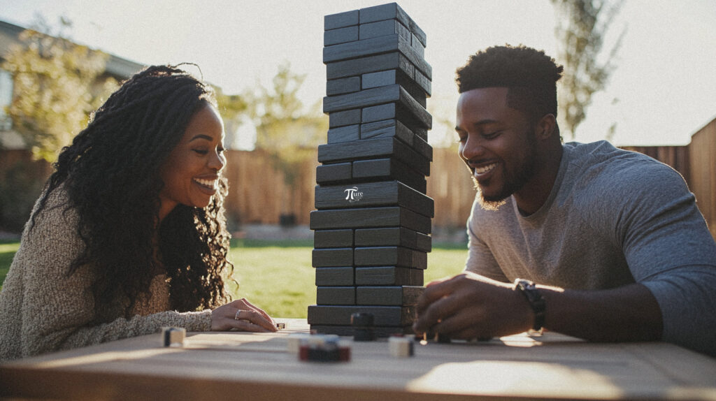 A Couple Playing with Pure Intentions Blocks